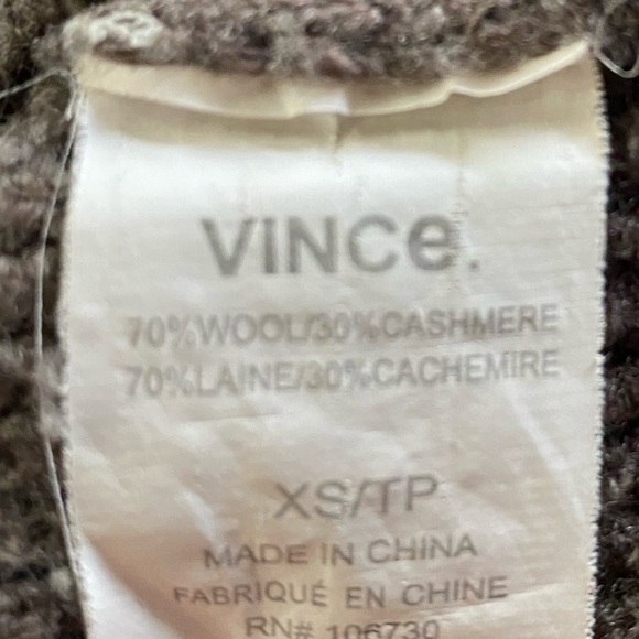 Vince Cashmere and Wool sweater in light brown - Picture 6 of 7